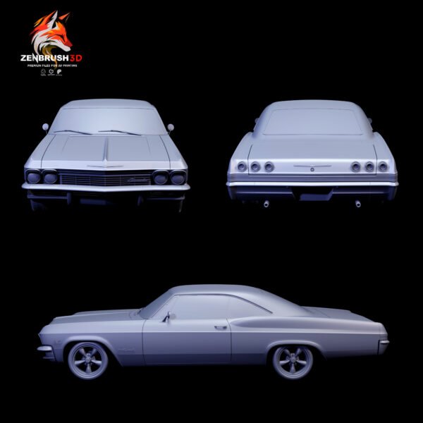 Chevrolet Impala 1965  STL 3D PRINTING - Imagen 2